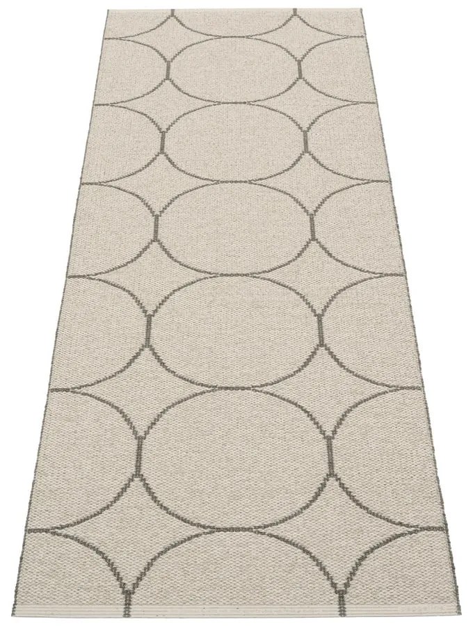 Тъмносива пътека за открито и закрито 70x200 cm Boo Charcoal Linen – Pappelina