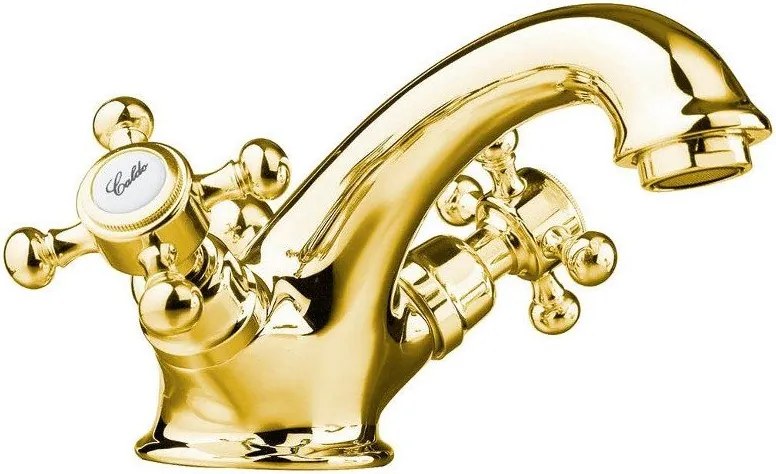 Стояща батерия за мивка в златист цвят Antea – Sapho