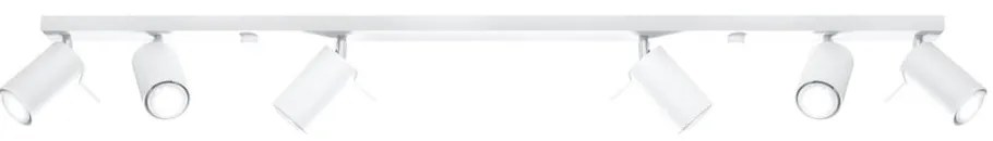 Бяло таванно осветително тяло 6L Etna - Sollux