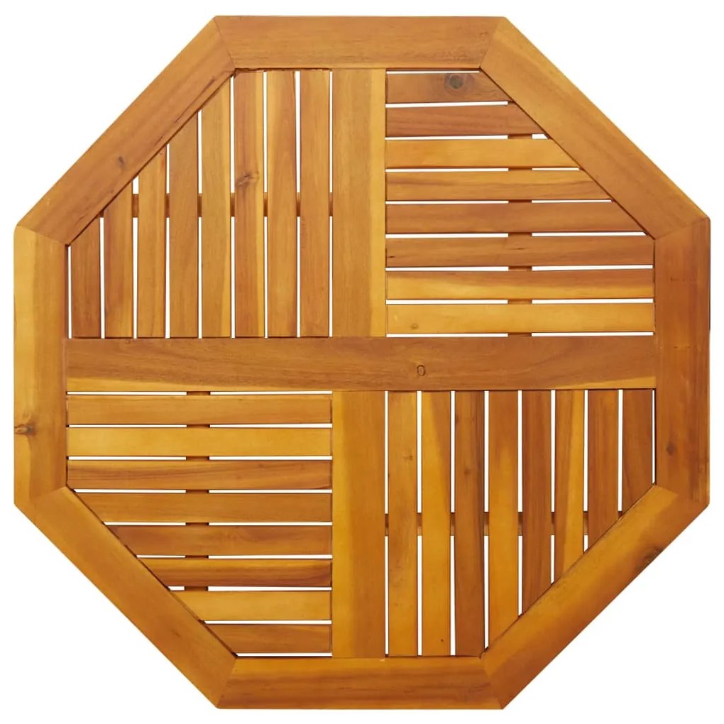 4004263 vidaXL Плот за маса 90x90x2,2 см осмоъгълен масивна дървесина акация