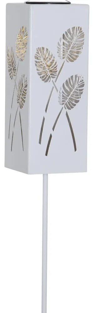 Бяла метална слънчева LED светлина декорация Albaleaf - Star Trading