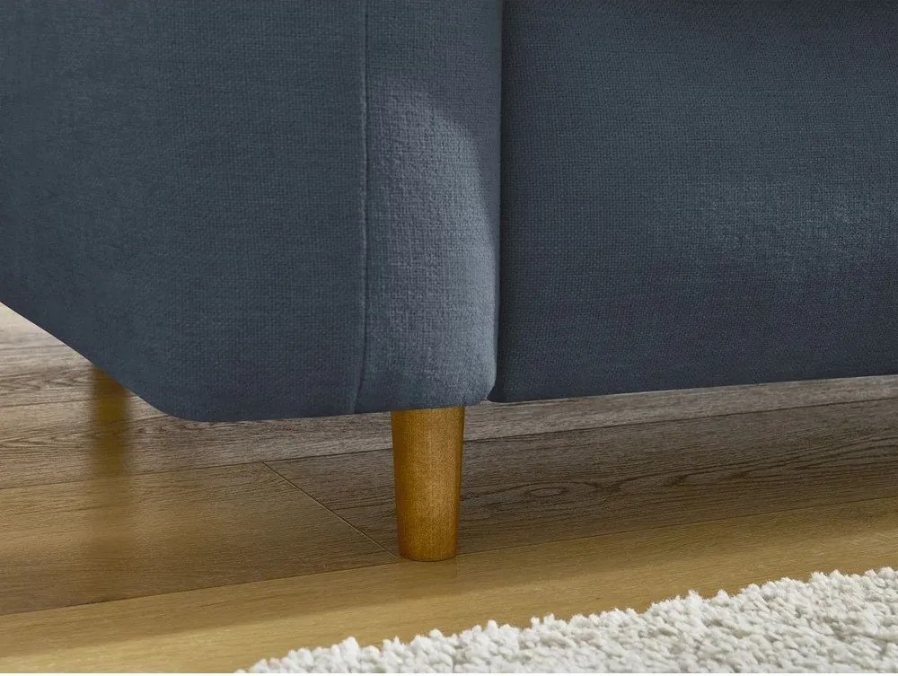 Тъмносин диван за ежедневно спане/сгъваем 200 cm Cocoone – Bobochic Paris