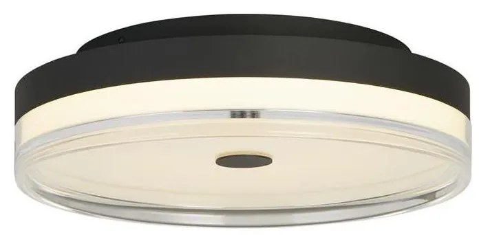 Searchlight 42651-30BK - LED таванно осветително тяло CYPRUS LED/21W/230V Ø30 см, черно
