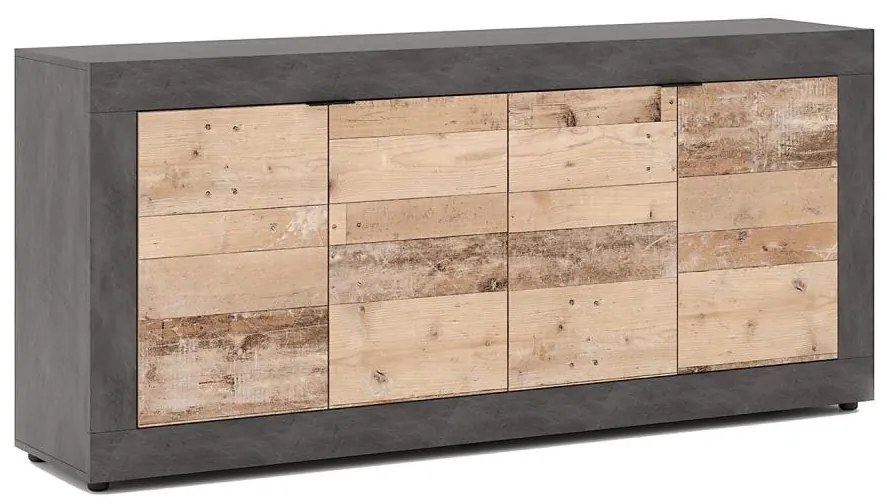 Комод RUNEA светло кафяв/антрацит