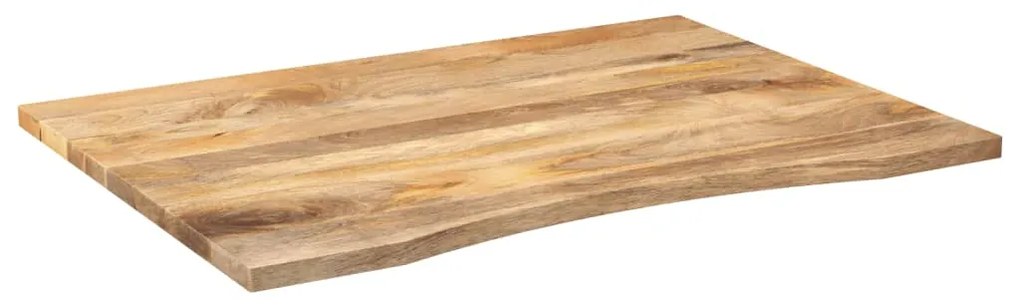 370205 vidaXL Плот за бюро с извивка 100x80x2,5 см грубо мангово дърво масив