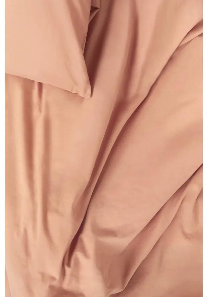 Естествено кафяво спално бельо за двойно легло от измит памук , 200 x 220 cm - Bonami Selection