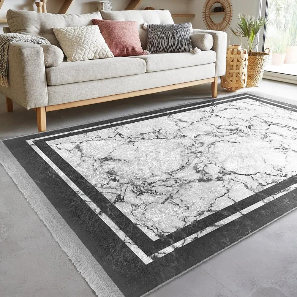 Бяло-сив килим 80x200 cm - Mila Home