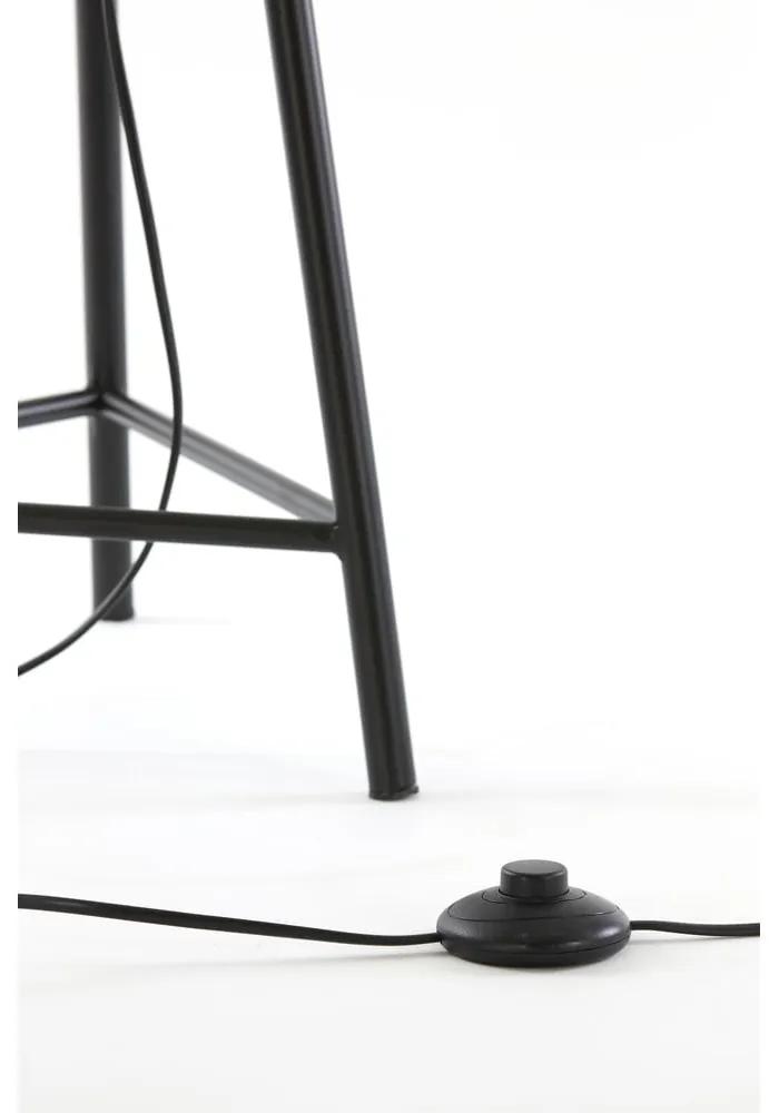 Черна подова лампа (височина 128 cm) Yumi - Light &amp; Living