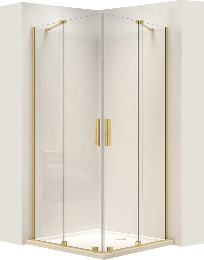 Душ кабина REA Montana Double Gold Brush 90x90