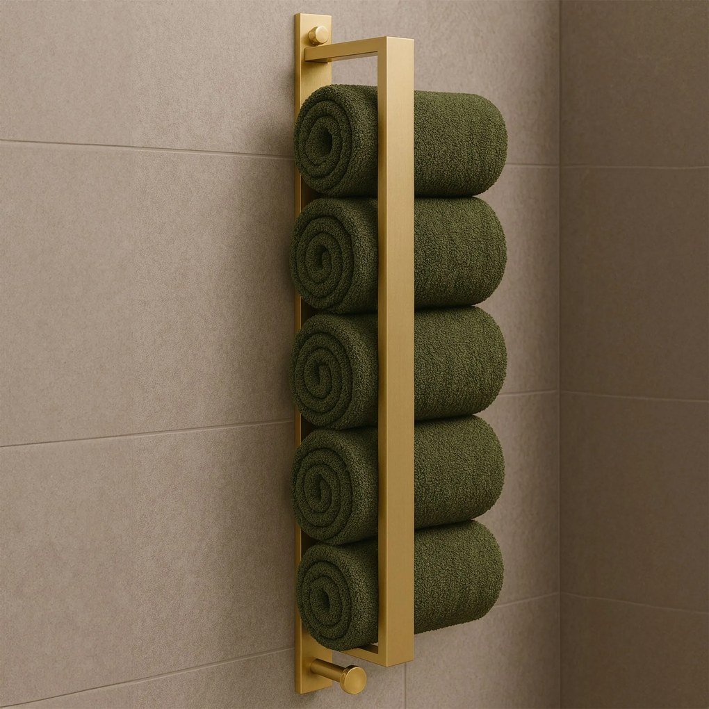 Закачалка за баня Brush Gold