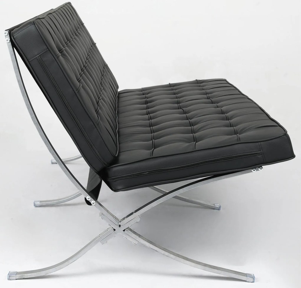 Триместен диван Casablanca-черно