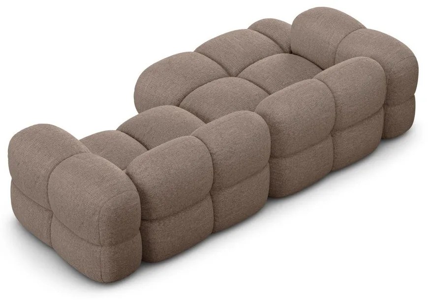 Кафяв ъглов диван (ляв ъгъл) Loretto – Cosmopolitan Design