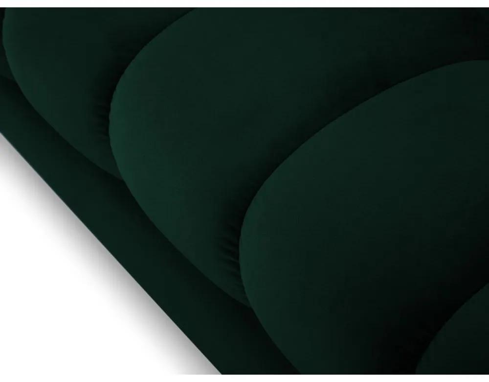 Тъмнозелен ъглов диван от кадифе , десен ъгъл Bali - Cosmopolitan Design