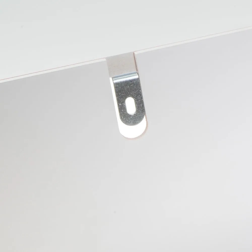 Червено-бяла библиотека 76x70 cm – Casa Selección