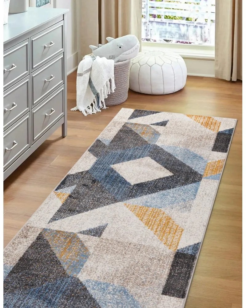 Светлосива пътека 80x250 cm Soft Halleby – FD