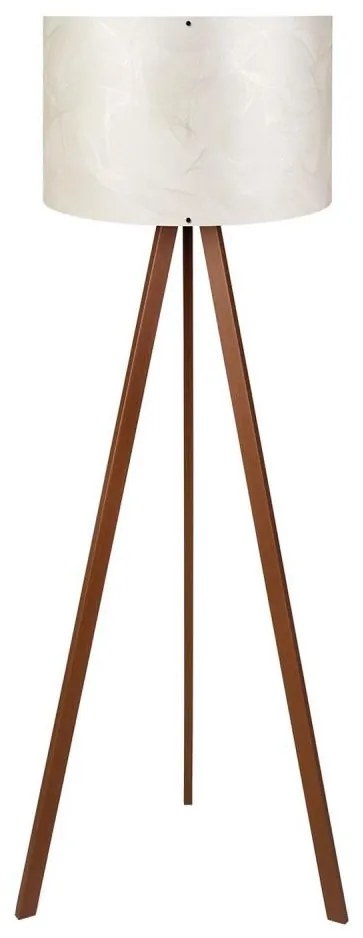 Подова лампа AYD 1xE27/40W/230V бяла/кафява