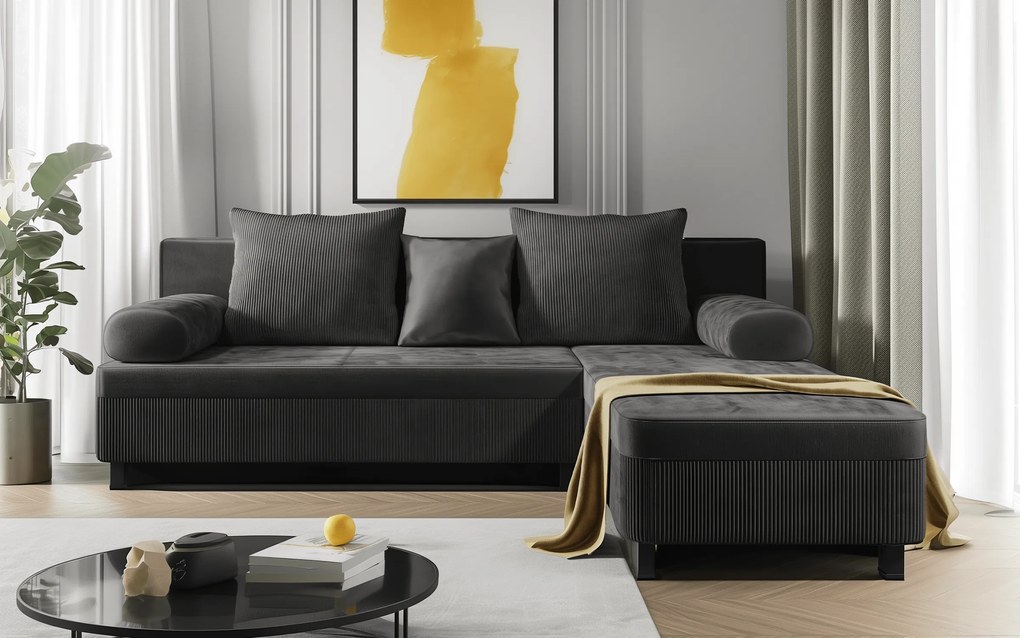 Разтегателен ъглов диван Делано