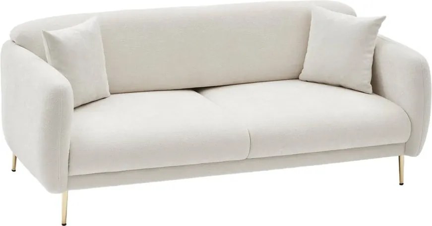 Бял разтегателен диван 210 cm Simena - Balcab Home