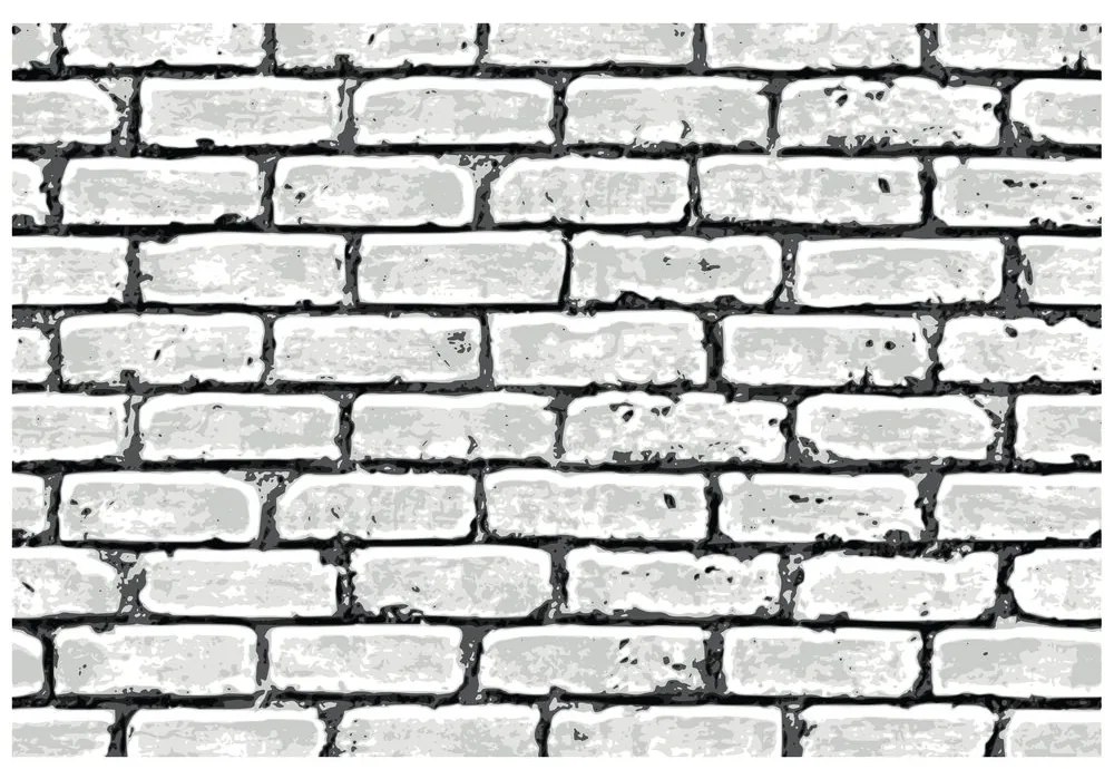 Самозалепващ тапет – Боядисана сива тухла