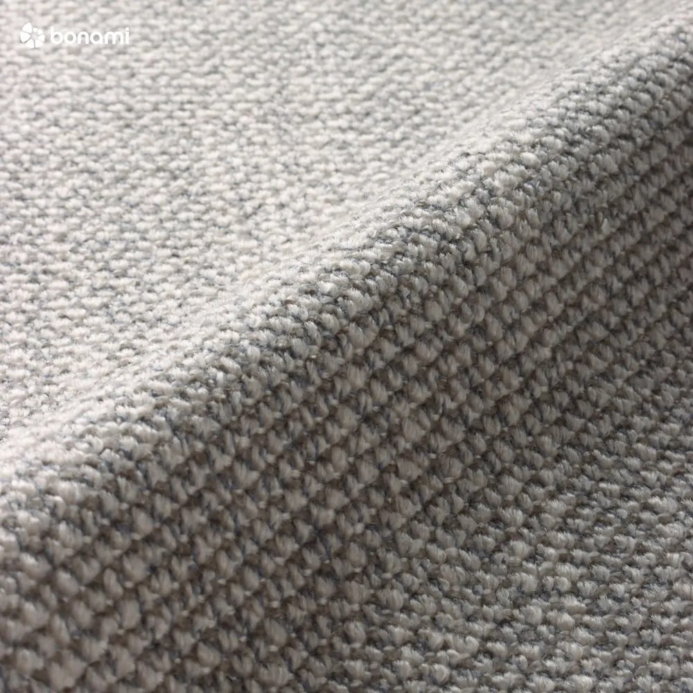 Сиво двойно легло 180x200 cm тапицирано с място за съхранение с включена подматрачна рамка Atesio – Meise Möbel