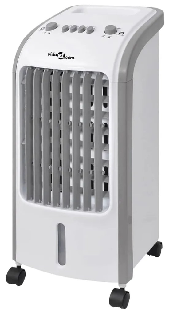 50483 vidaXL Преносим въздушен охладител 80 W 4 л 25x26x56 см