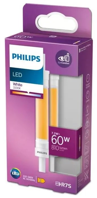 LED крушка Philips R7s/7,2W/230V 4000K 118 mm
