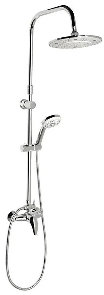 Aqualine - Комплект за душ със смесител KASIOPEA лъскав хром