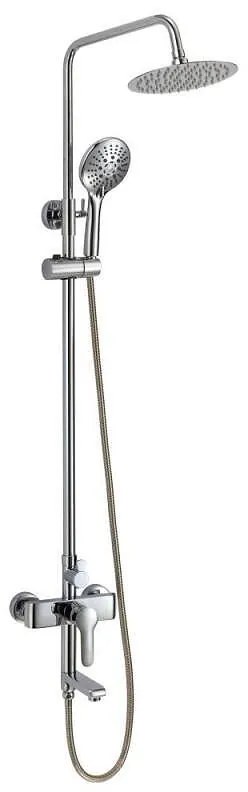 Душ система със смесител, пита, слушалка и шлаух ICF 8850NEW, Inter Ceramic