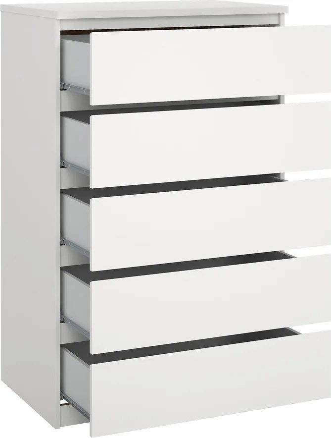 Бял скрин 77x121x50 cm Naia – Tvilum