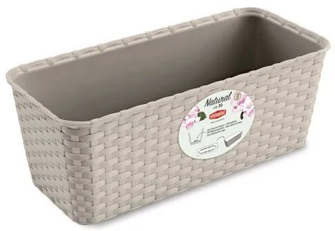 Stefanplast - Сандъче Natural 30 см - Травертин