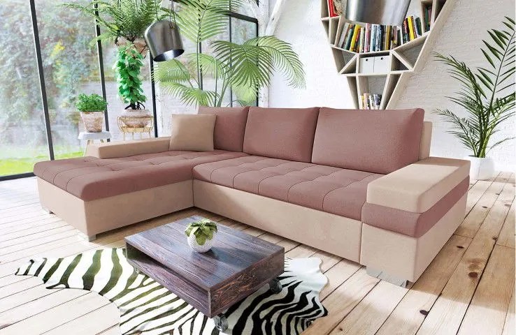 Ъглов диван Bangkok Mini-Sapio milo-Roz