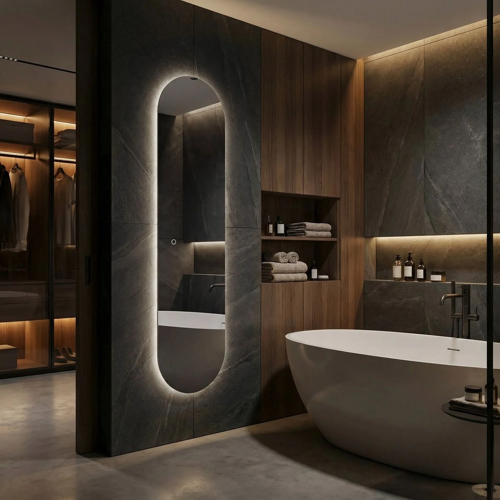 Огледало LED 150x50cm MOL-OV