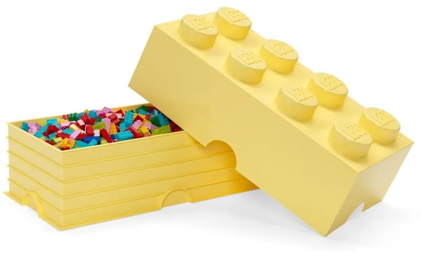 Светложълта кутия за съхранение - LEGO®
