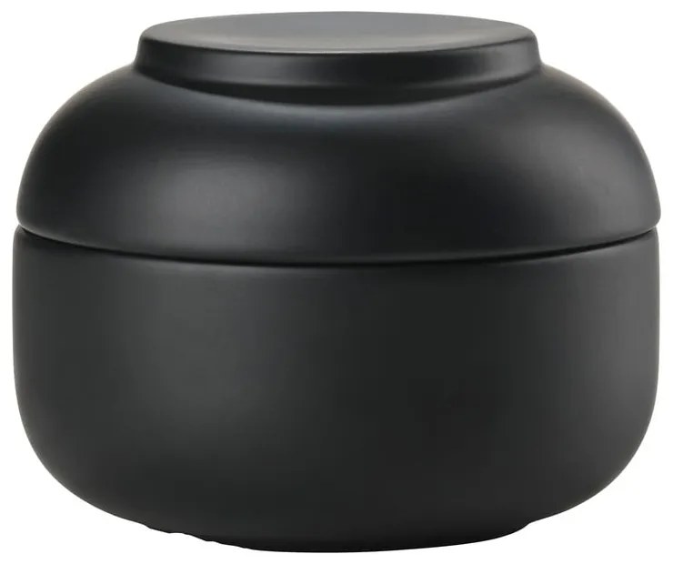 Черен керамичен органайзер за баня за памучни тампони Sensu – Zone