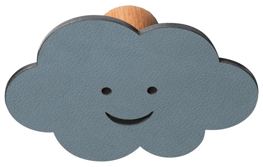 Синя стенна стоманена кука Cloud Dot Nupo – LIND DNA