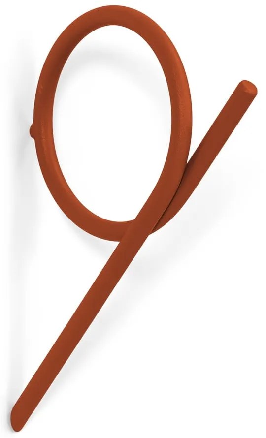 Теракотена стенна стоманена кука Tuba M – Spinder Design