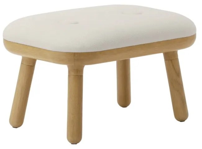 Стол в бял и естествен цвят Paff Low – UMAGE