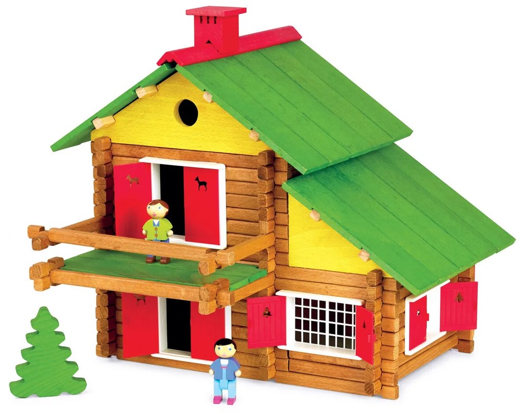 Playset Jeujura My Wooden Chalet (175 Части)