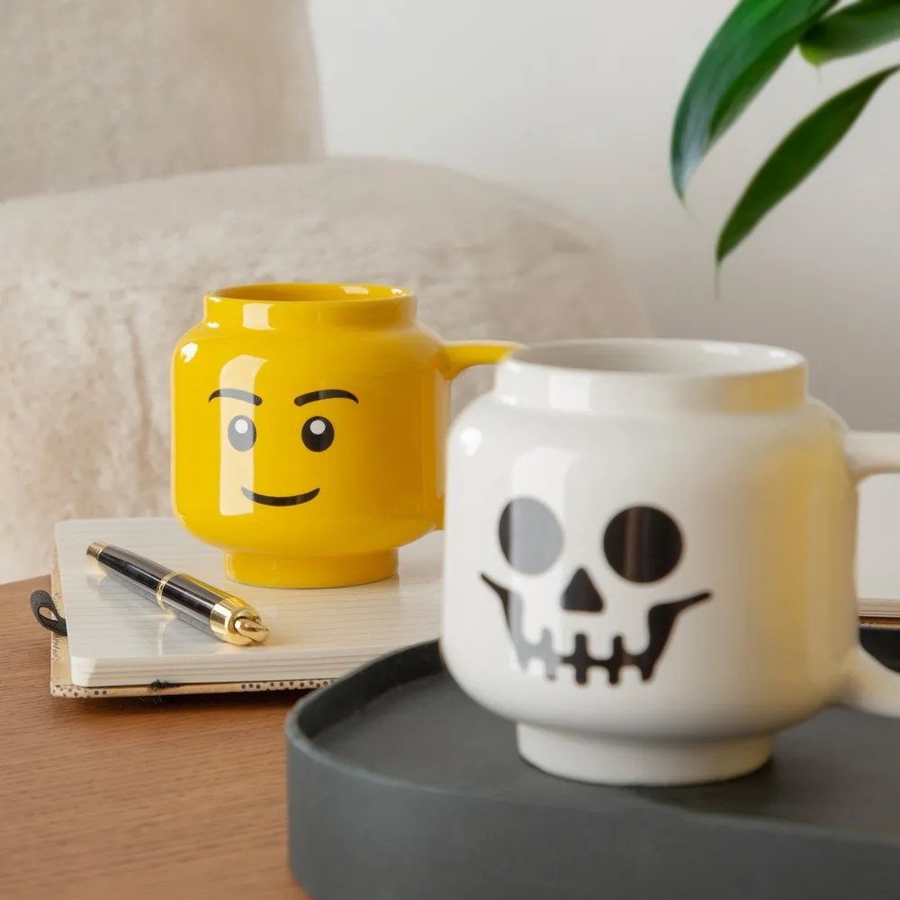 Жълта керамична бебешка чаша 530 ml Head - LEGO®