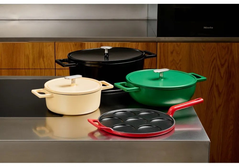 Тиган с капак от излято желязо ø 26 cm tegame Mattia 3.0 – FABINI