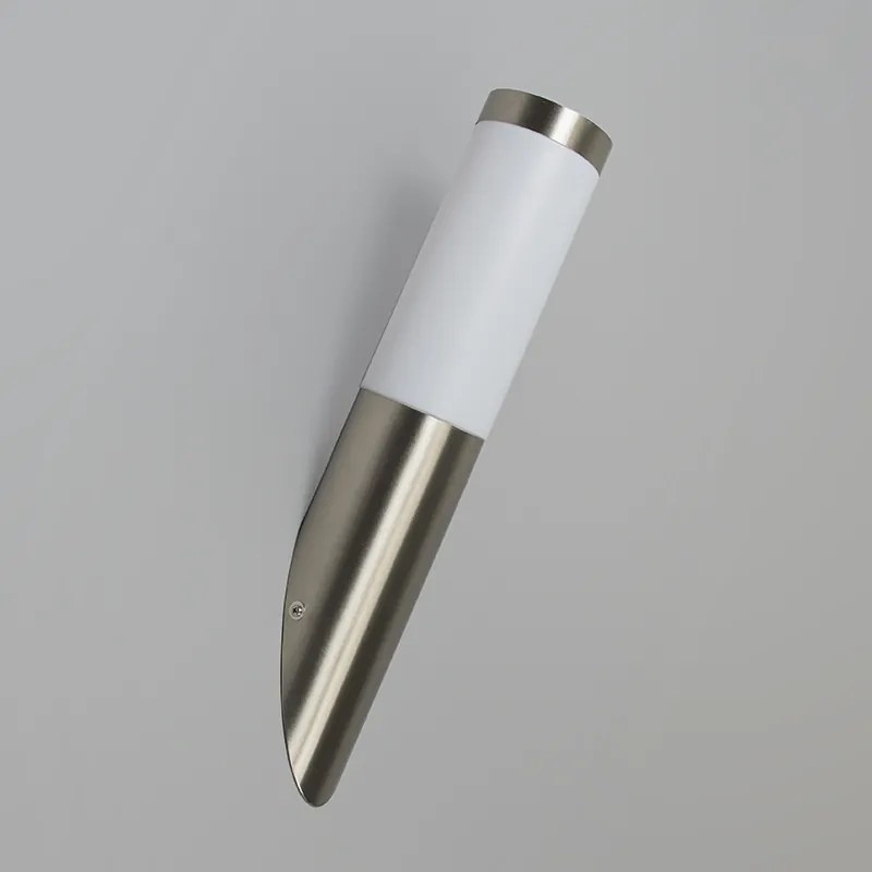 Модерна външна стенна лампа стомана IP44 - Rox