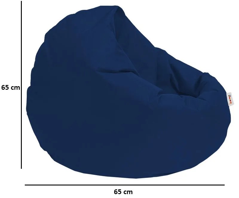 Градински пуф Iyzi 100 Cushion Pouf, цвят Тъмно син