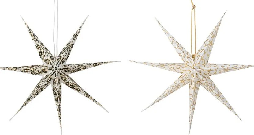 Хартиени Коледни украси в комплект от 2 бр. Lecce – Bloomingville