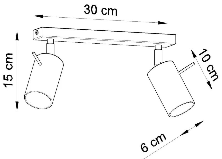 Бяла светлина за таван Etna - Sollux