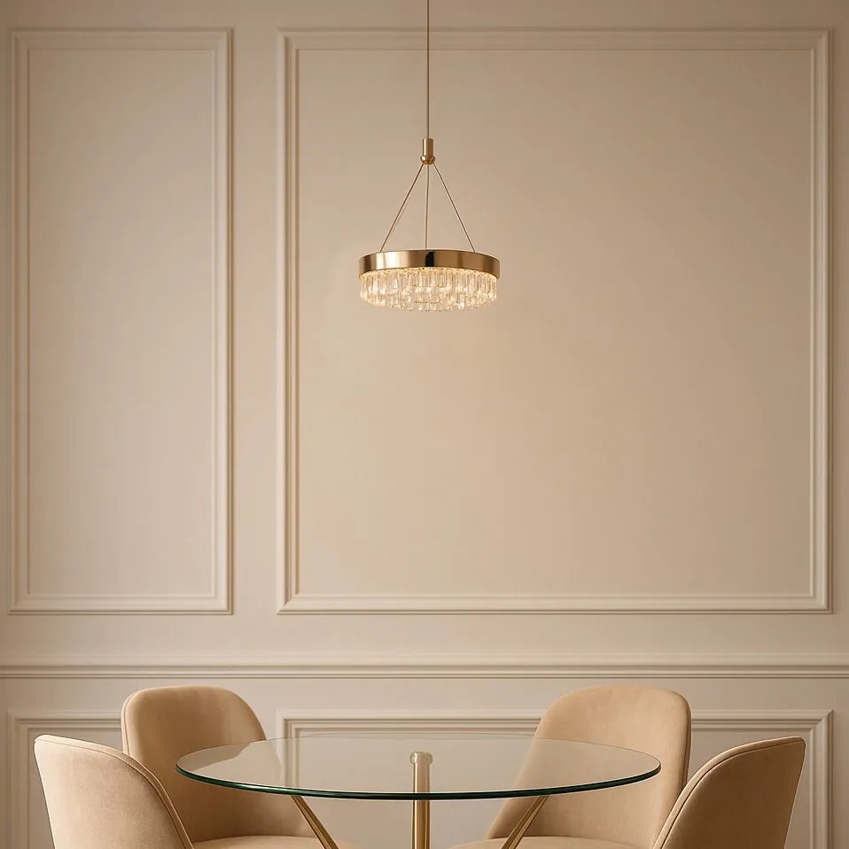 Висяща LED лампа LHJ097-CP GOLD