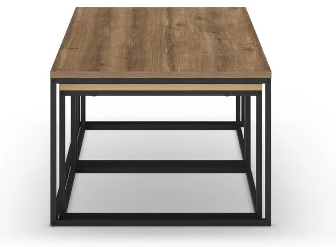 Масички за кафе в комплект от 3 броя в естествен цвят 60x110 cm Camelia - Marckeric