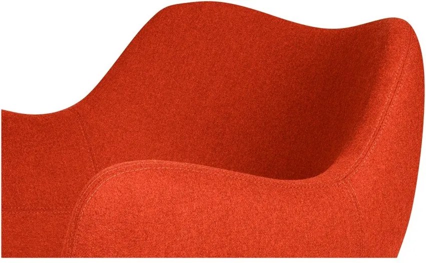 Червено вълнено кресло RM58 – noo.ma