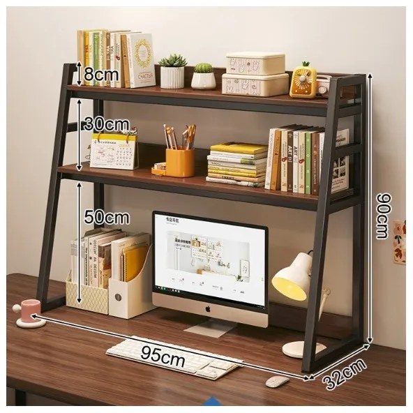 Многоетажна етажерка за офис бюро - 95 x 32 x 90 cm