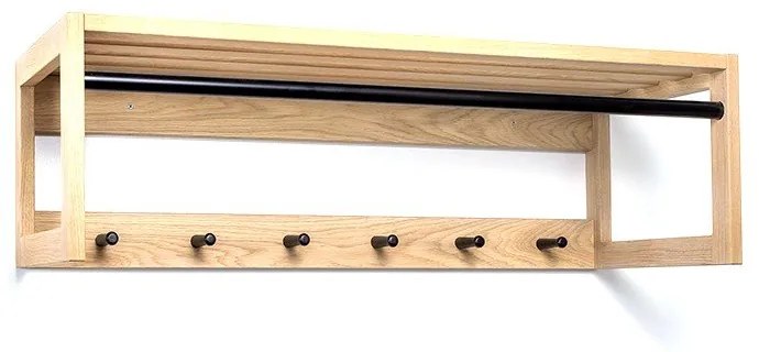 Стенен рафт от масивен дъб Slussen Puro - Woodman