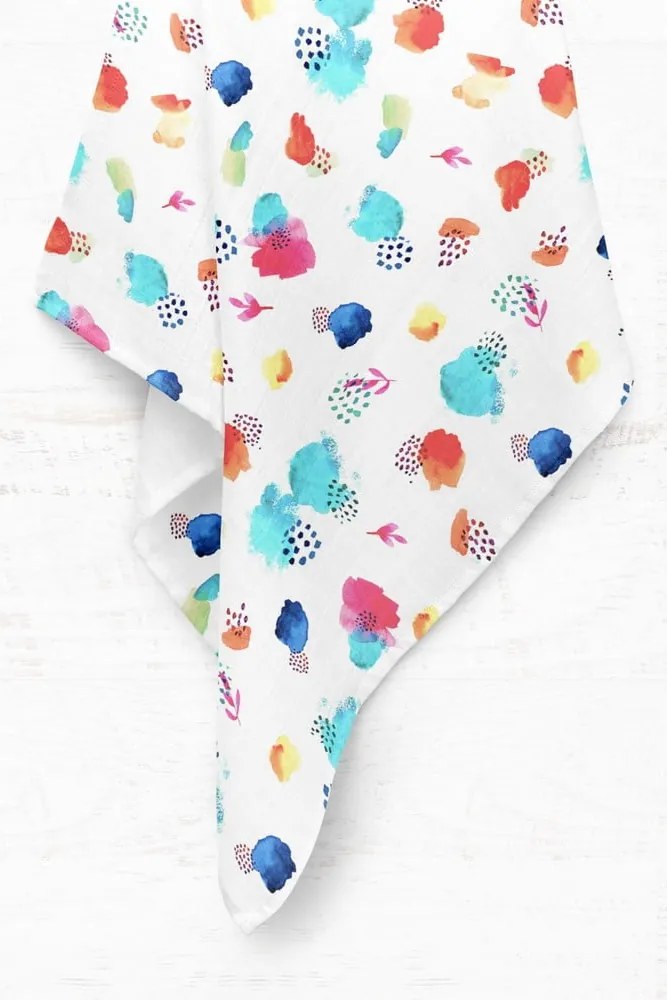 Бяло муселиново бебешко одеяло 75x100 cm Summer – Mijolnir